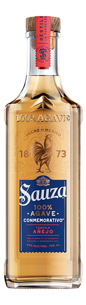 A bottle of Sauza® Conmemorativo® Añejo Tequila