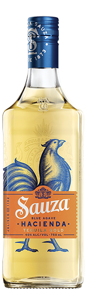 A bottle of Sauza® Hacienda Gold Tequila