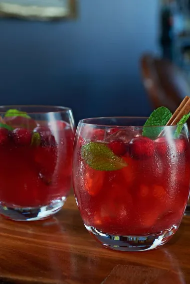 Red cocktail Sauza